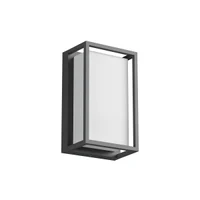 Aplică / plafonieră Quadris LED 12 W 2700/3000 K IP54 Gri Închis