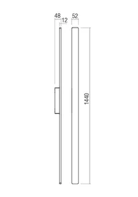 Бра Reflexa LED 24 W 3000 K IP54 Кортен 2