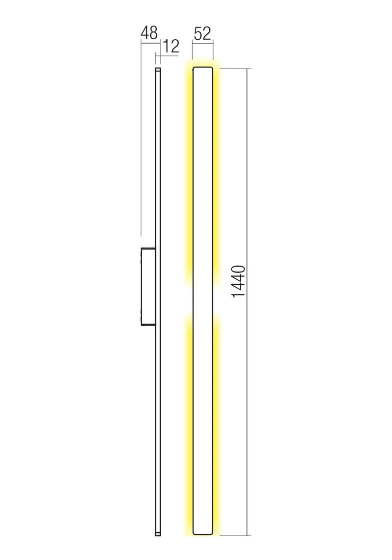 Aplice Reflexa LED 24 W 2700 K IP54 Corten 2