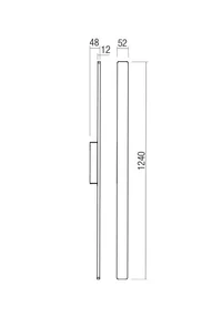 Aplice Reflexa LED 20 W 3000 K IP54 Gri Închis 2