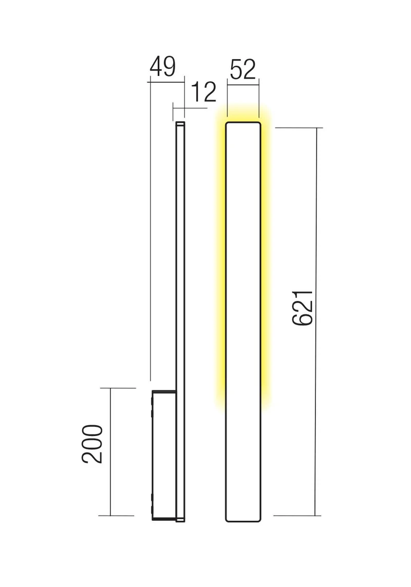 Бра Reflexa LED 6 W 2700 K IP54 Песочно-белый 2