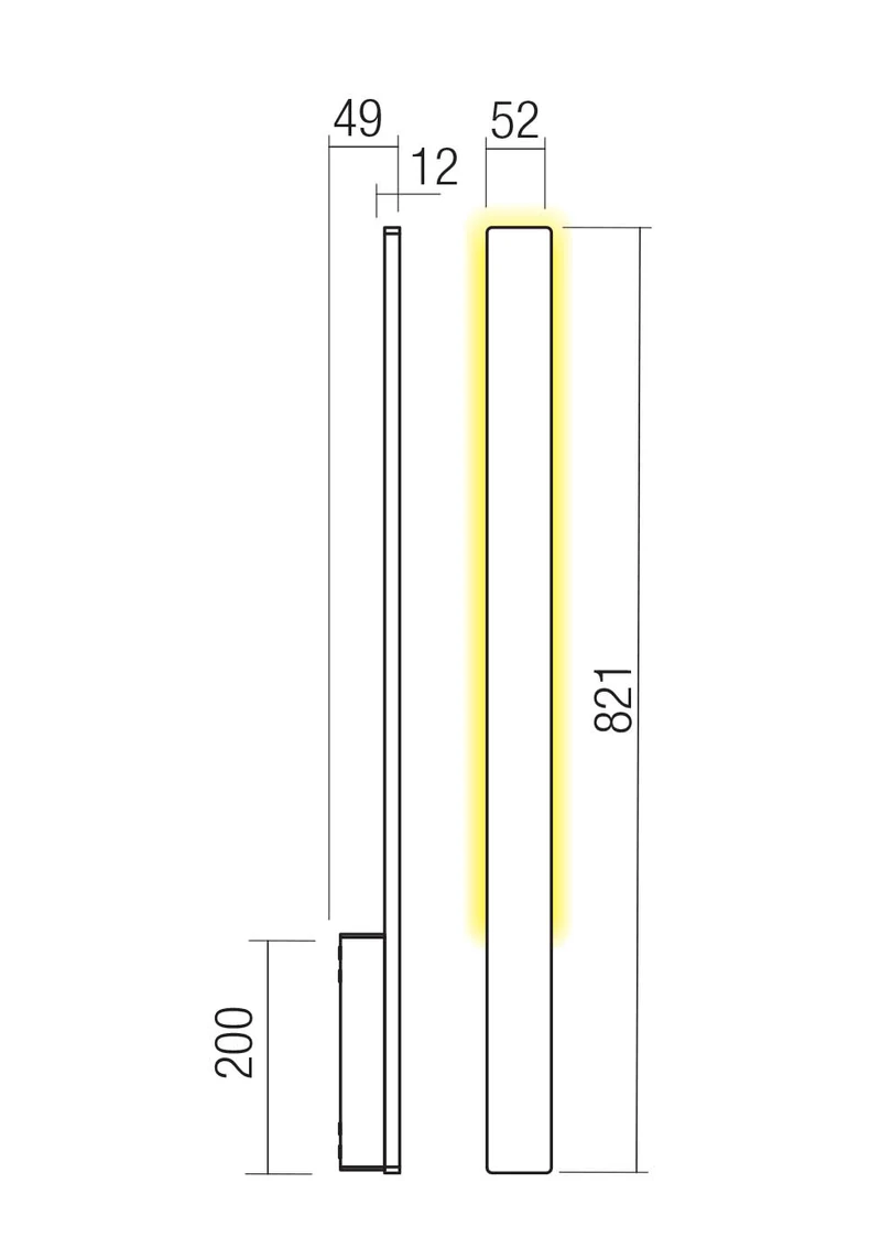Aplice Reflexa LED 10 W 3000 K IP54 Corten 2