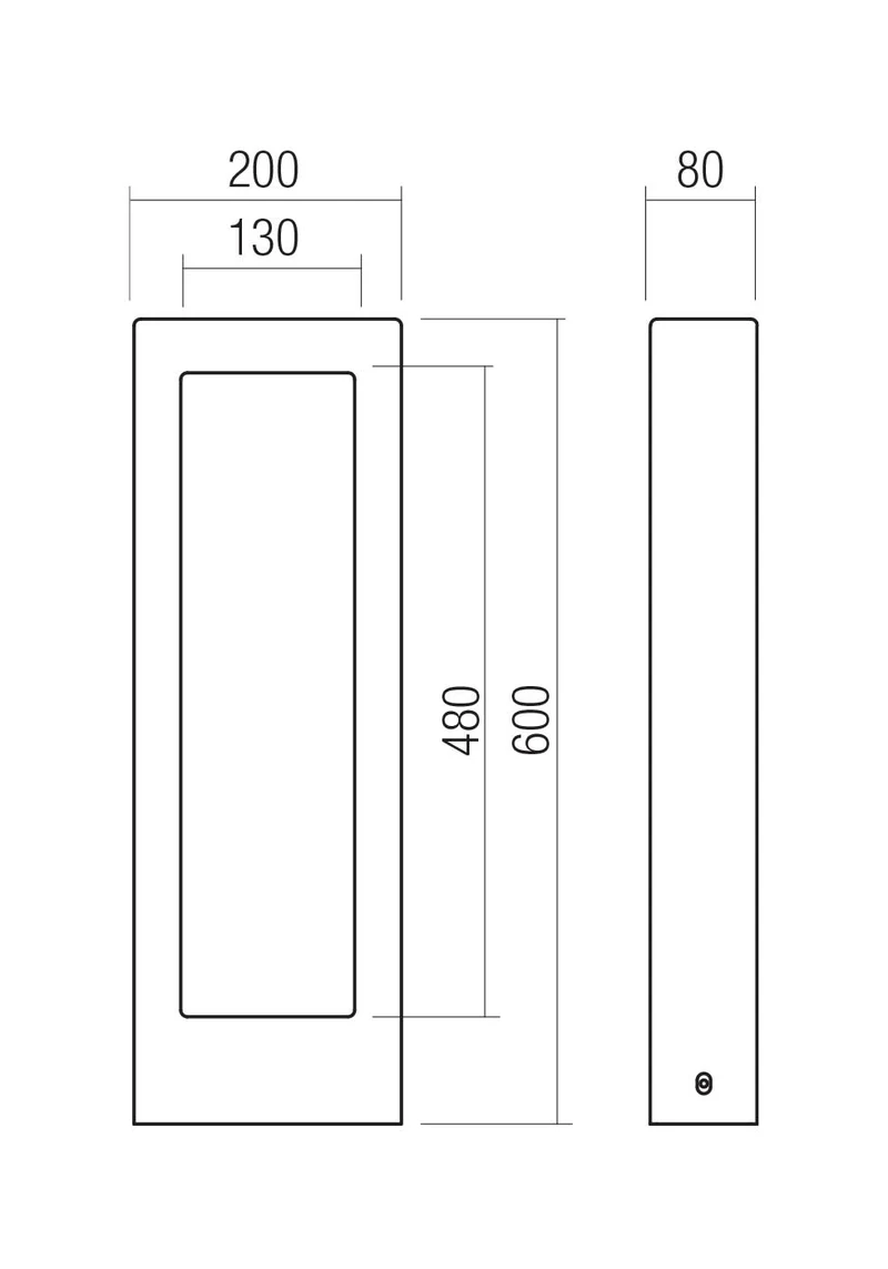 Stâlpișori Sander LED 10 W 2700 K IP65 Fildeș 2