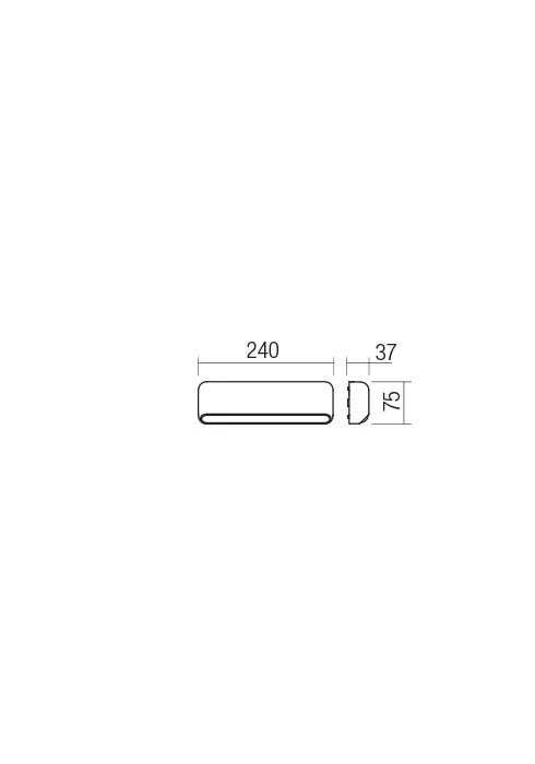 Spoturi scări Sapo LED 5.2 W 3000 K IP65 Gri Închis 2