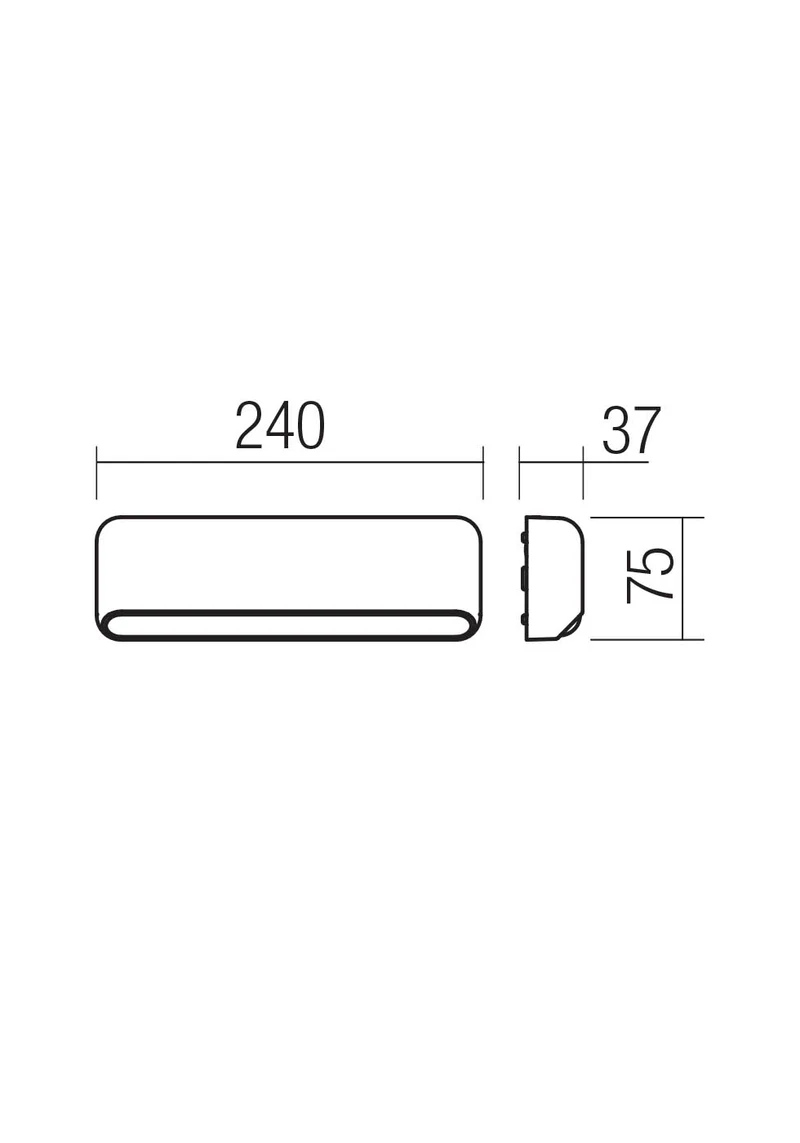 Spoturi scări Sapo LED 5.2 W 2700 K IP65 Alb Nisipiu 2
