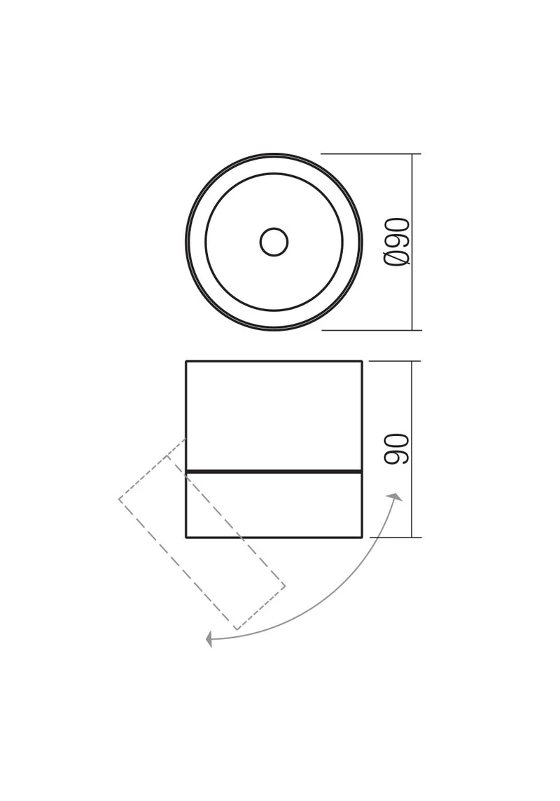 Бра Shaft LED 13 W 2700 K IP65 Песочно-белый 2