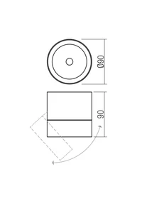 Aplice Shaft LED 13 W 2700 K IP65 Gri Închis 2