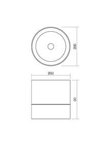 Aplice Shaft LED 13 W 3000 K IP65 Gri Închis 2