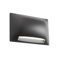 Spoturi scări Slot LED 5 W 3000 K IP65 Gri Închis