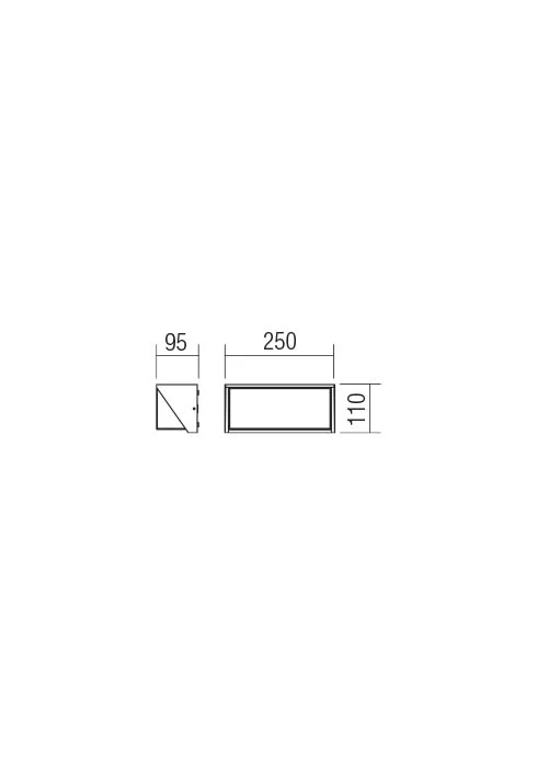 Бра Spectra LED 16 W 3000 K IP54 Темно-серый 2