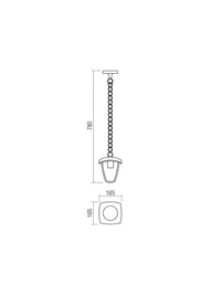 Suspensie exterior Edmond SU 1 x 28 W E27 IP44 3