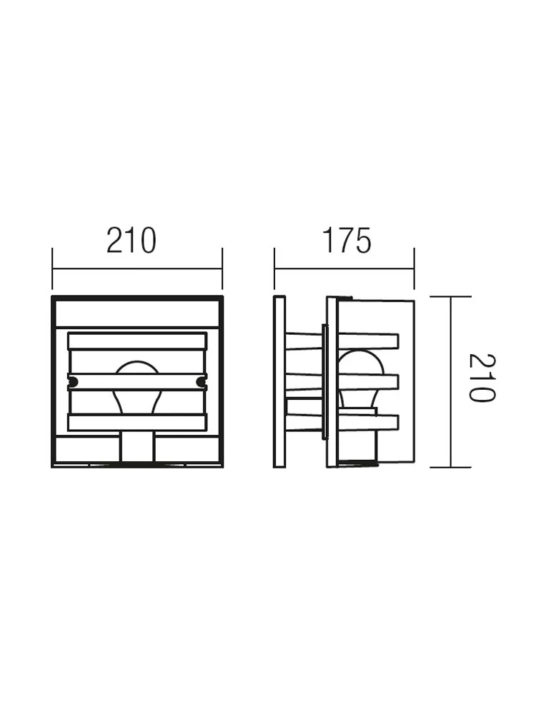 Aplică exterior Marano 1 x 42 W E27 IP44 2