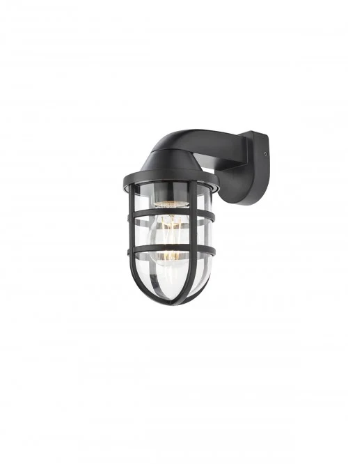 Уличный настенный светильник Cage E27 MAX 28 W IP44 BK 3