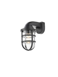 Уличный настенный светильник Cage E27 MAX 28 W IP44 BK