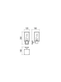 Aplică exterior Midas NELLA PL LED 24 W CCT WH 2
