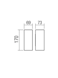 Aplică exterior Sonny LED 2*5 W IP65 2700 K-4000 K SWH 2