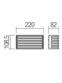 Aplică exterior Blaze LED 12 W IP65 3000 K DG 2