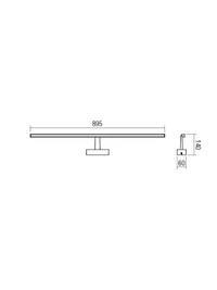 Aplică Neptune 18 W 4000 K IP44 MAT WHITE 2