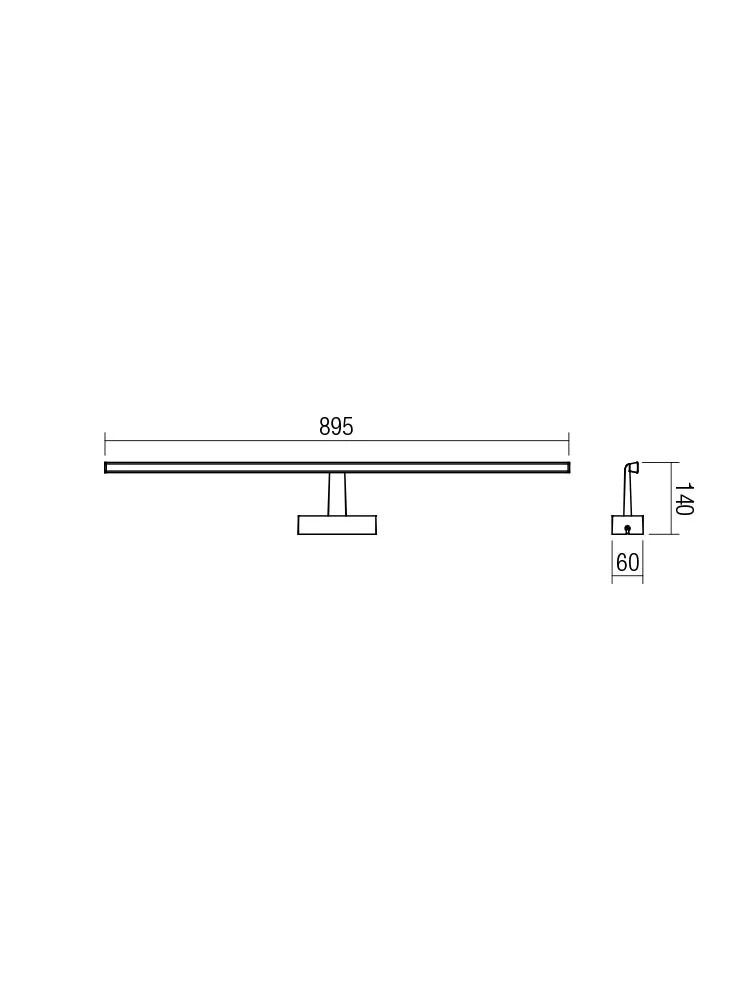 Aplică Neptune 18 W 4000 K IP44 MAT WHITE 2