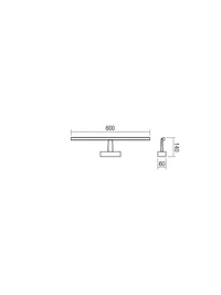 Aplică Neptune 12 W 3000 K IP44 CHROME 2