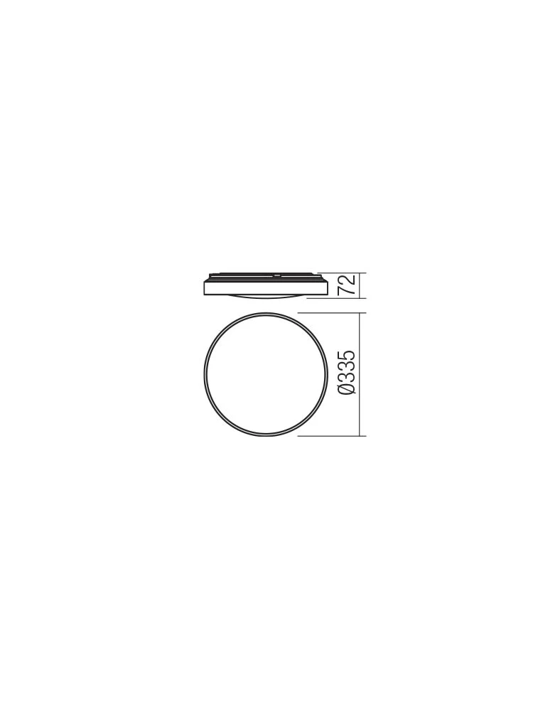 Plafonieră Amon LED 18 W IP44 4000 K 2
