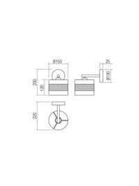 Aplică Flint 1 x 42 W E27 MBK 2