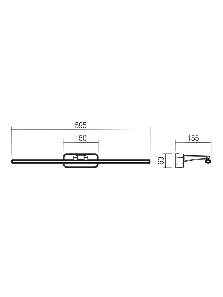 Aplică Steam LED 12 W 4000 K SBK 2