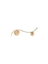 Aplică Wave LED 9 W 3000 K D600 BRASS