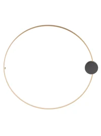 Aplică / plafonieră Atom LED 23 W 3000 K D800 BK/BRASS