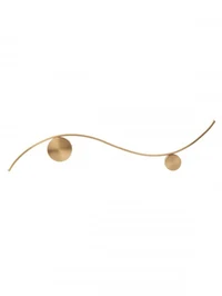 Aplică Wave LED 11 W 3000 K D1000 BRASS 3