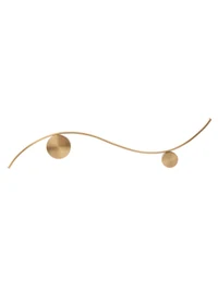 Aplică Wave LED 11 W 3000 K D1000 BRASS