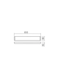 Aplică Pepas LED 20 W 3000 K SWH 2
