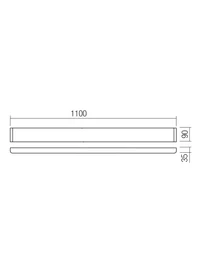 Aplică Pepas LED 36 W 3000 K SBK 2