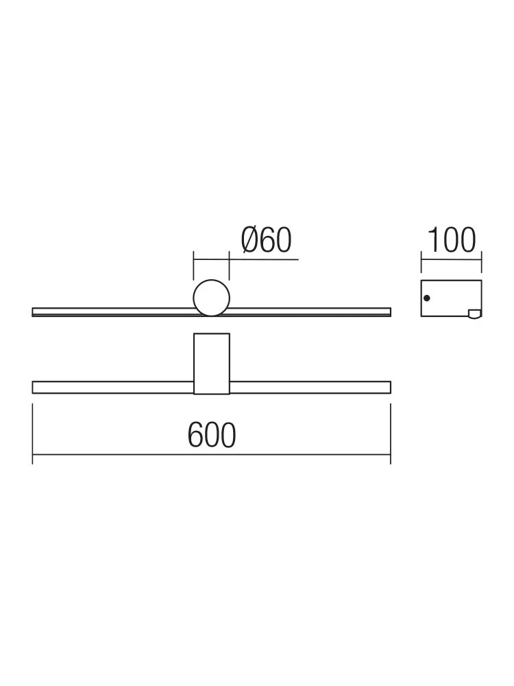 Aplică Row LED 12 W 4000 K SWH 2