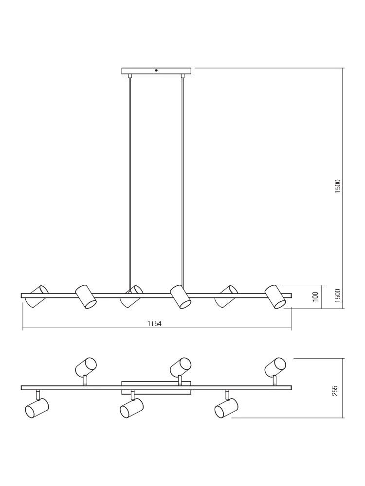 Proiector Crius SU 6 x 35 W GU10 2