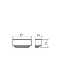 Aplică Peg E14 1 x 28 W WH 2