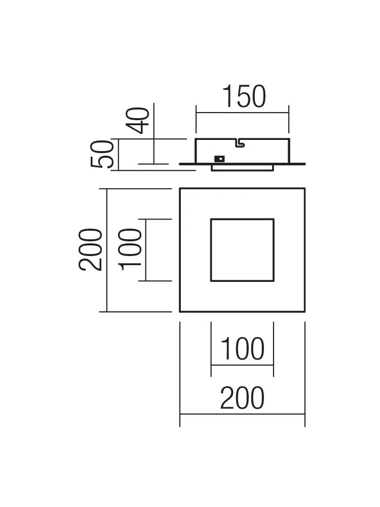 Aplică / plafonieră Tatami LED 16 W 3000/4000/6500K WH 2
