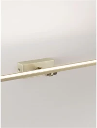 Aplică MAREL LED 12 W, 220-240 V, 780 lm, 3000-4000K, IP44, CCT selectabil prin DIP switch, aluminiu, acril și oțel