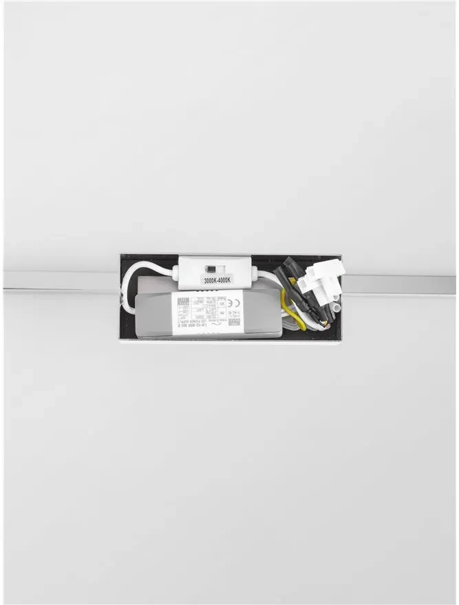 Aplică MAREL LED 12 W, 220-240 V, 780 lm, 3000-4000K, IP44, CCT selectabil prin DIP switch, aluminiu, acril și oțel 8