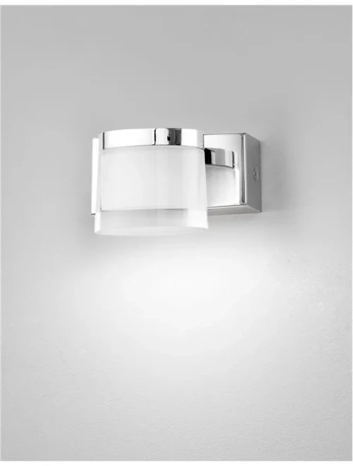 Aplică SABIA LED 5 W, 220-240 V, 513 lm, 3000K, IP44, aluminiu și acril