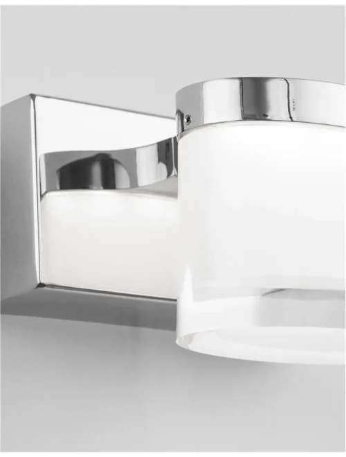 Aplică SABIA LED 5 W, 220-240 V, 513 lm, 3000K, IP44, aluminiu și acril