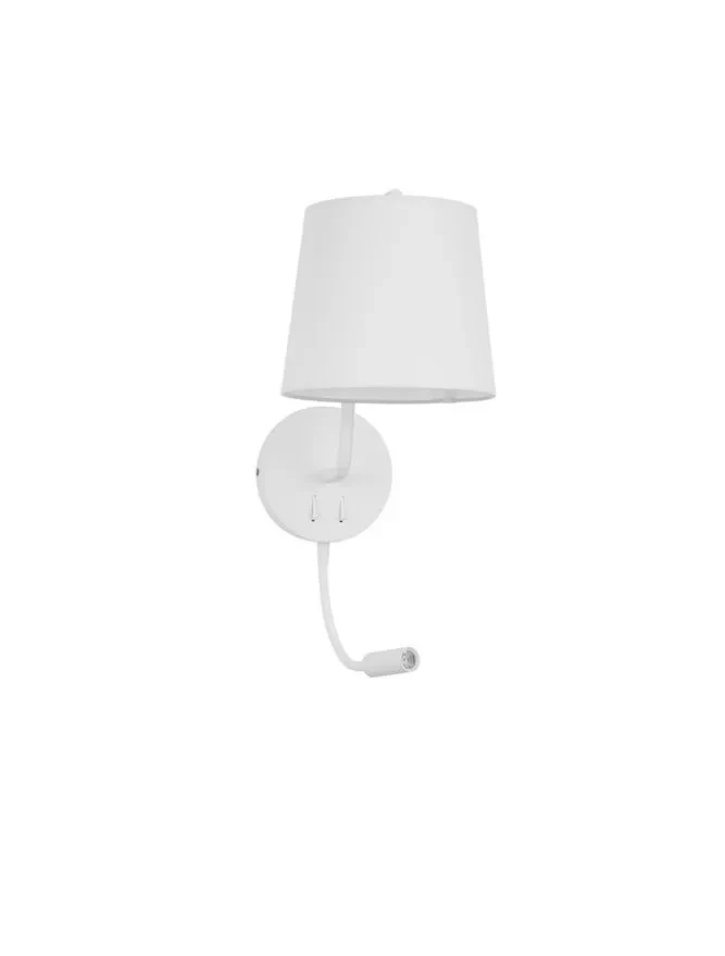 Aplică SAGE E27, 3 W / 1x12 W, 220 V, 190 lm, 3000K, IP20, aluminiu și textil 2