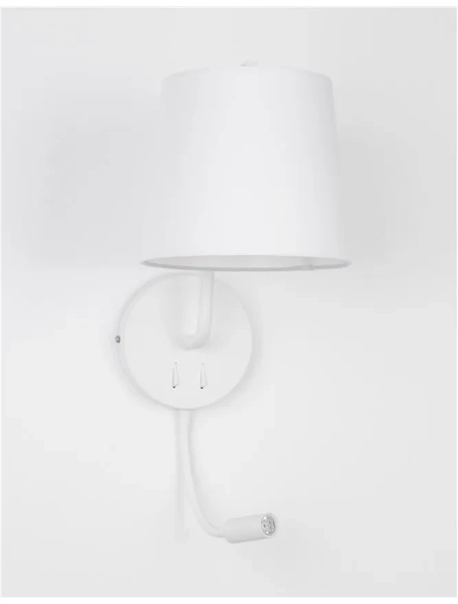 Aplică SAGE E27, 3 W / 1x12 W, 220 V, 190 lm, 3000K, IP20, aluminiu și textil 3