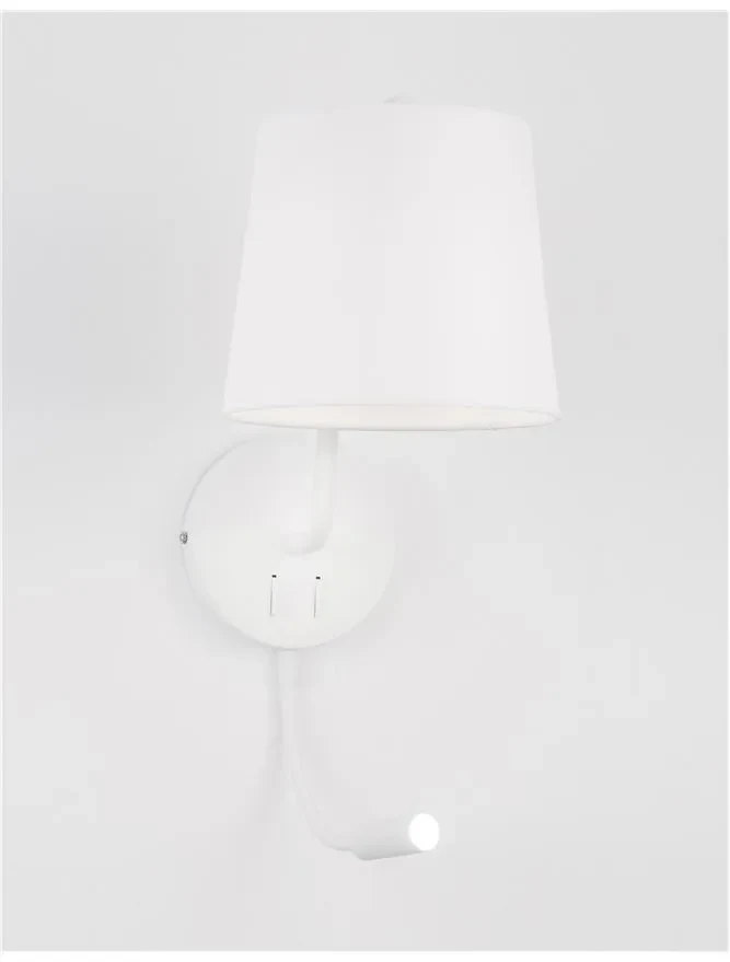 Aplică SAGE E27, 3 W / 1x12 W, 220 V, 190 lm, 3000K, IP20, aluminiu și textil 4