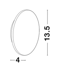 Aplică ASTRID LED 6 W, 220-240 V, 487 lm, 3000K, IP20, aluminiu, acril și metal 6