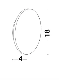 Aplică ASTRID LED 12 W, 220-240 V, 1264 lm, 3000K, IP20, aluminiu, acril și metal 6