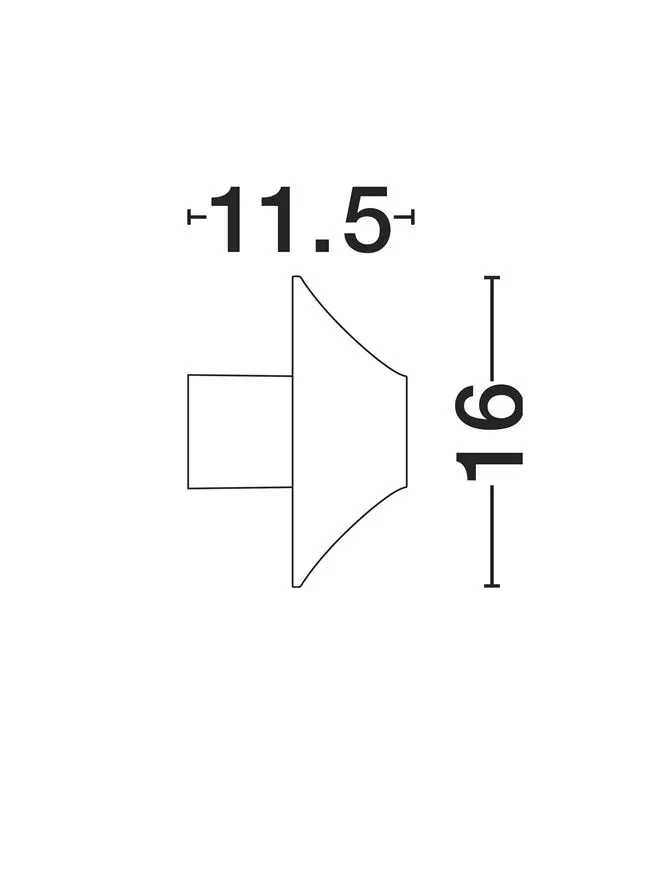 Aplică exterior ALUX LED 11 W, 220-240 V, 993 lm, 3000K, IP54, policarbonat și aluminiu 6