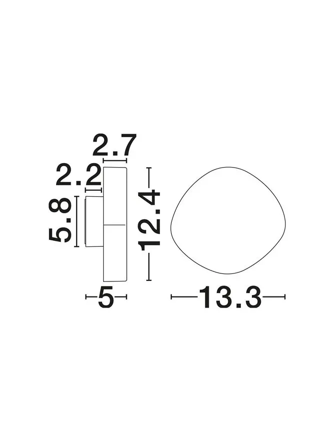 Aplică exterior BALIC LED 7 W, 220-240 V, 515 lm, 3000K, IP54, policarbonat și aluminiu 7