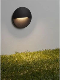 Aplică exterior TOC LED 2 W, 220-240 V, 60 lm, 2700K, IP65, policarbonat și aluminiu