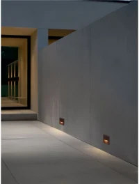 Aplică exterior FLAC LED 2 W, 220-240 V, 39 lm, 3000K, IP65, policarbonat și aluminiu